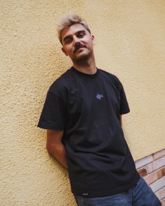 T-shirt RNŚ czarny OVERSIZE UNISEX